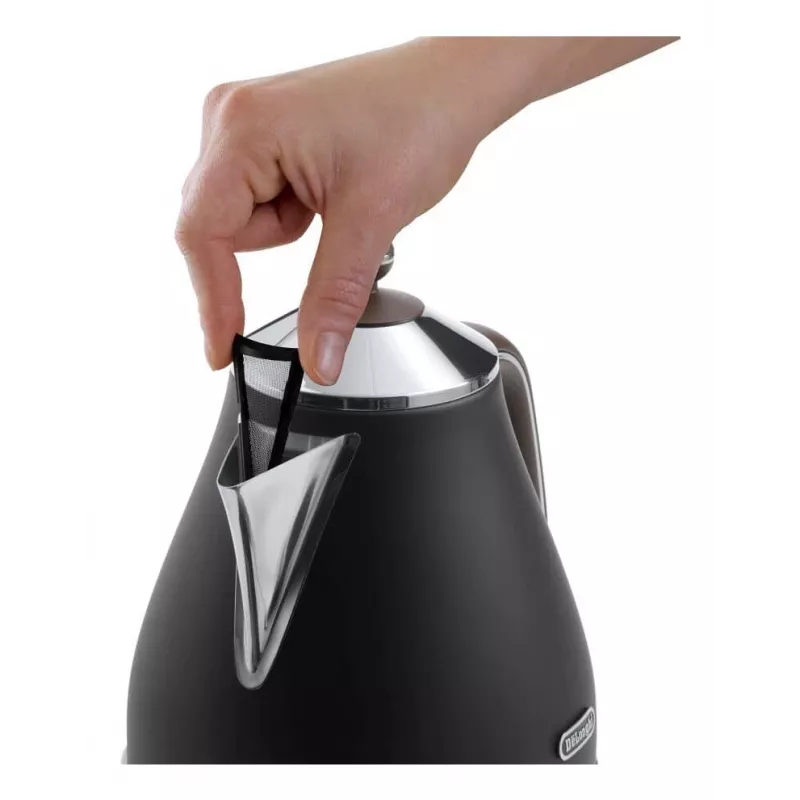 De’Longhi KBOV 2001.BK Bollitore 1,7 l 2000 W nero, marrone