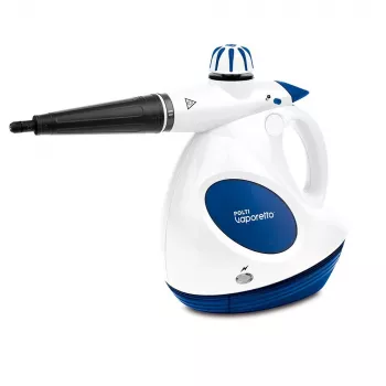 Polti Vaporetto First Pulitore a vapore portatile 0,2 L 1000 W blu, bianco