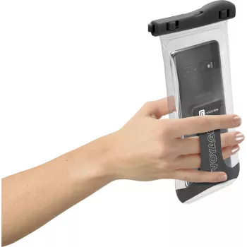 Cellularline Voyager - custodia universale impermeabile per smartphone, custodia a tasca, universale, universale, 80 x 165 mm, nero