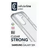 Cellularline Clear Protect – custodia rigida per Galaxy S24 con bordi in gomma
