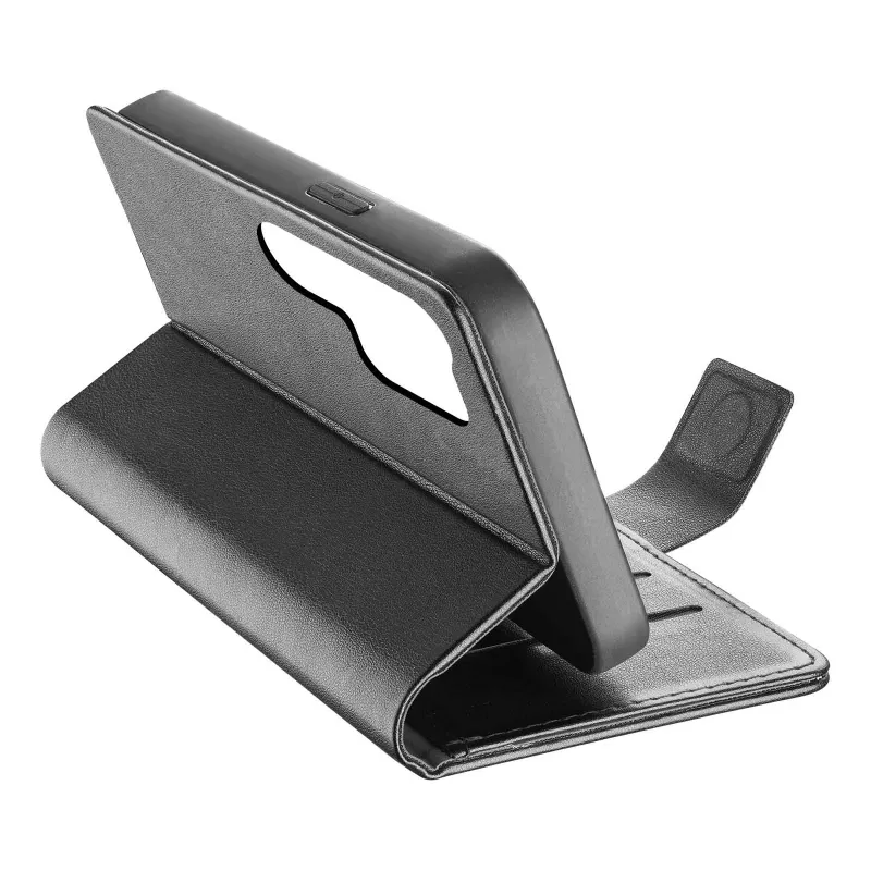 Cellularline Book Agenda - custodia a libro effetto pelle per Galaxy S25 Ultra con chiusura magnetica