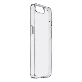 Cellularline Clear Protect - custodia rigida per iPhone 16e/17e con bordi in gomma