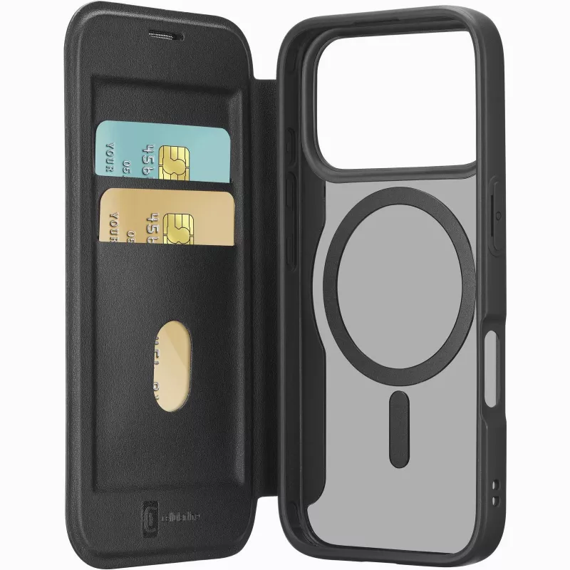 Cellularline Daily Mag - custodia a libro per iPhone 17 Pro Max con retro rigido semitrasparente compatibile con ecosistema Magsafe®