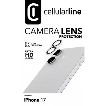 Cellularline obiettivo fotocamera - protezione per la fotocamera dell'iPhone 17