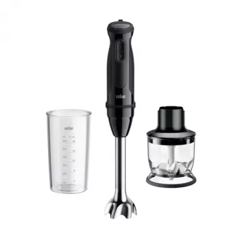 Braun MultiQuick 3 MQ30201M 0,6 l frullatore a immersione 900 W nero, acciaio satinato