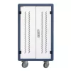 Techly I-CABINET-30DUTY carrello/armadio portatile per gestione dispositivi bianco, blu
