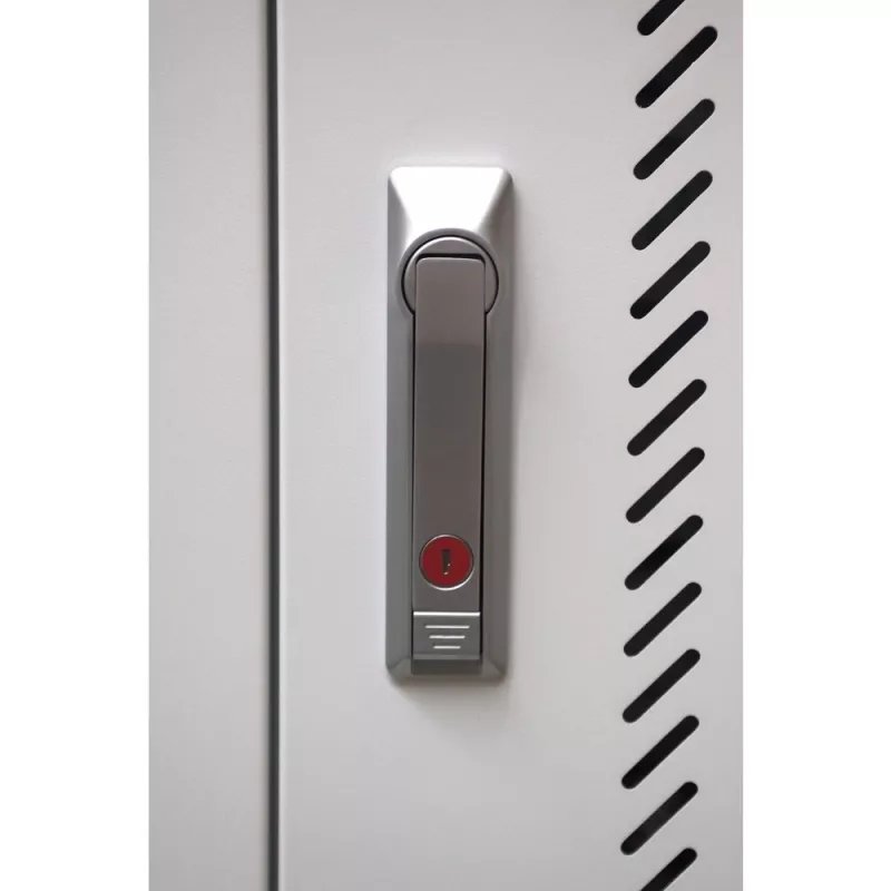 Techly I-CABINET-30DUTY carrello/armadio portatile per gestione dispositivi bianco, blu