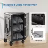 Ewent EW1700 carrello/armadio portatile per gestione dispositivi nero, grigio