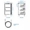 Ewent EW1700 carrello/armadio portatile per gestione dispositivi nero, grigio