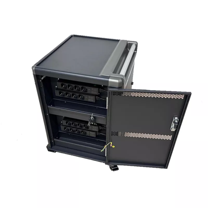 Ewent EW1703 carrello/armadio portatile per gestione dispositivi nero, grigio
