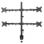 Techly ICA-LCD 382-Q supporto monitor / stand 68,6 cm (27 pollici) scrivania nero