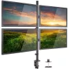 Techly ICA-LCD 382-Q supporto monitor / stand 68,6 cm (27 pollici) scrivania nero