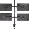 Techly ICA-LCD 382-Q supporto monitor / stand 68,6 cm (27 pollici) scrivania nero