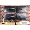 Techly ICA-LCD 382-Q supporto monitor / stand 68,6 cm (27 pollici) scrivania nero