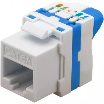 Techly CAT 6a KeyStone connettore femmina RJ45 UTP non schermato senza attrezzi IWP-MD C6A/UROTT