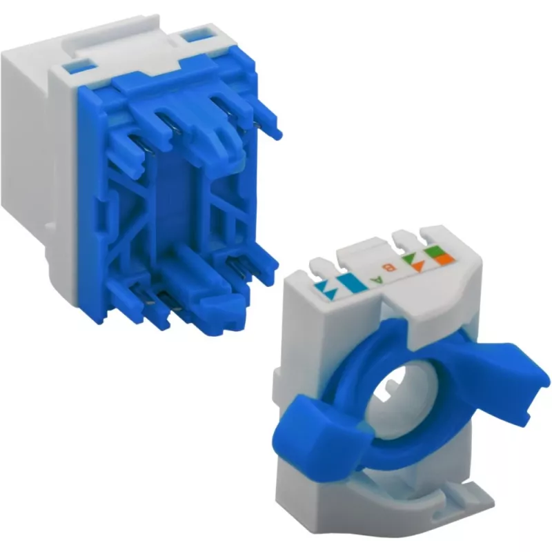 Techly CAT 6a KeyStone connettore femmina RJ45 UTP non schermato senza attrezzi IWP-MD C6A/UROTT