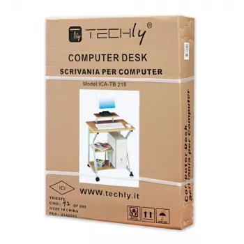 Techly tavolo computer compatto ICA-TB 218