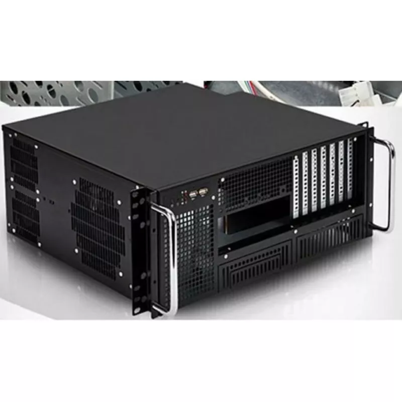 Techly case rack industriale 19/desktop 4U ultra compatto nero I-CASE MP-P4HX-BLK6