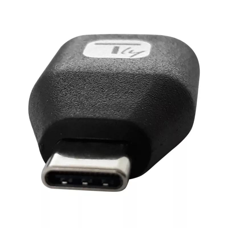 Techly adattatore da connettore maschio USB-C a connettore femmina USB-A nero, USB A, USB C, nero