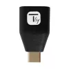 Techly adattatore da connettore maschio USB-C a connettore femmina USB-A nero, USB A, USB C, nero