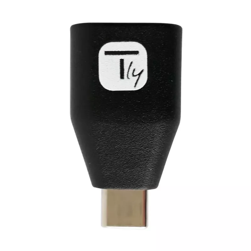 Techly adattatore da connettore maschio USB-C a connettore femmina USB-A nero, USB A, USB C, nero
