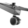 Techly ICA-TB TPM-10 carrello regolabile in altezza per proiettore e notebook con ripiano, nero