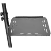 Techly ICA-TB TPM-10 carrello regolabile in altezza per proiettore e notebook con ripiano, nero