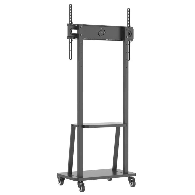 Techly supporto a pavimento con ripiano per TV LCD/LED/Plasma da 32-70 pollici