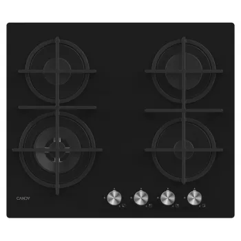 Candy CDK6GF4WEKB nero da incasso 59,5 cm gas 4 zone