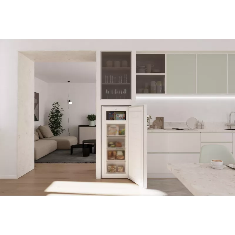 Candy CNUQ2L513EWH congelatore a libera installazione 169 L bianco