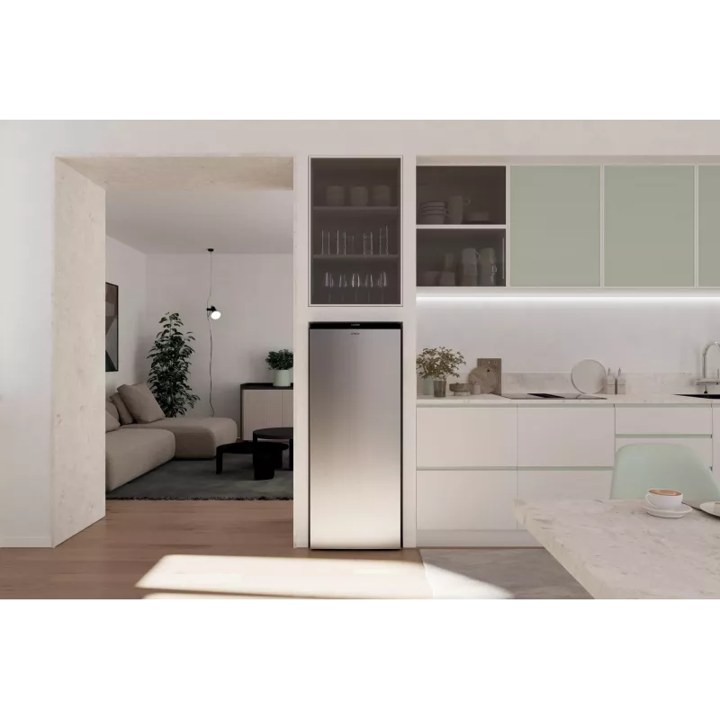 Candy CNUQ2L513EX congelatore a libera installazione 169 L acciaio inox
