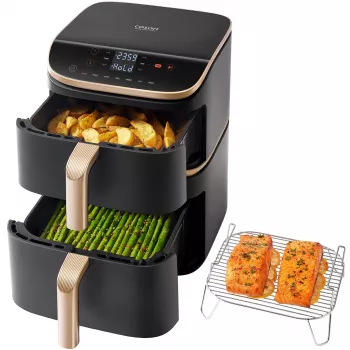 Cosori Turbo Tower Pro Smart friggitrice ad aria singola 10,8 L da appoggio 2630 W nero, oro