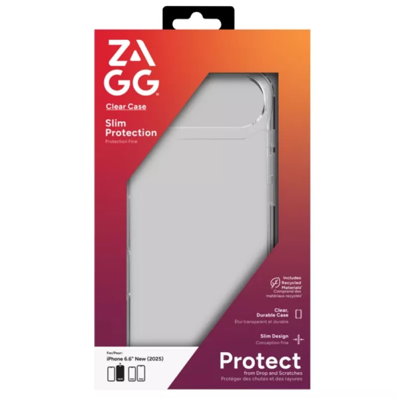 ZAGG Clear Case per Apple iPhone 17 Air, cover, Apple, iPhone 17 Air, 16,5 cm (6,5