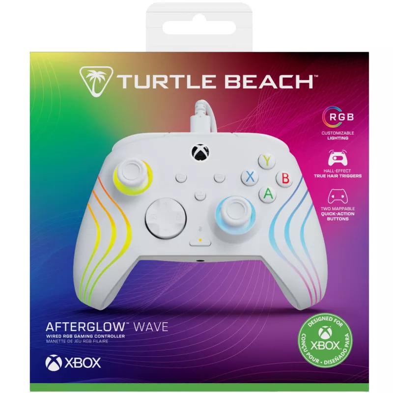 Gamepad Turtle Beach Afterglow Wave bianco USB PC Xbox Series S X