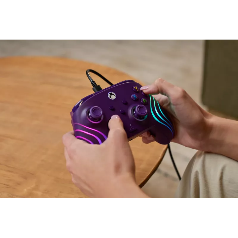 Gamepad Turtle Beach Afterglow Wave viola USB PC Xbox Series X