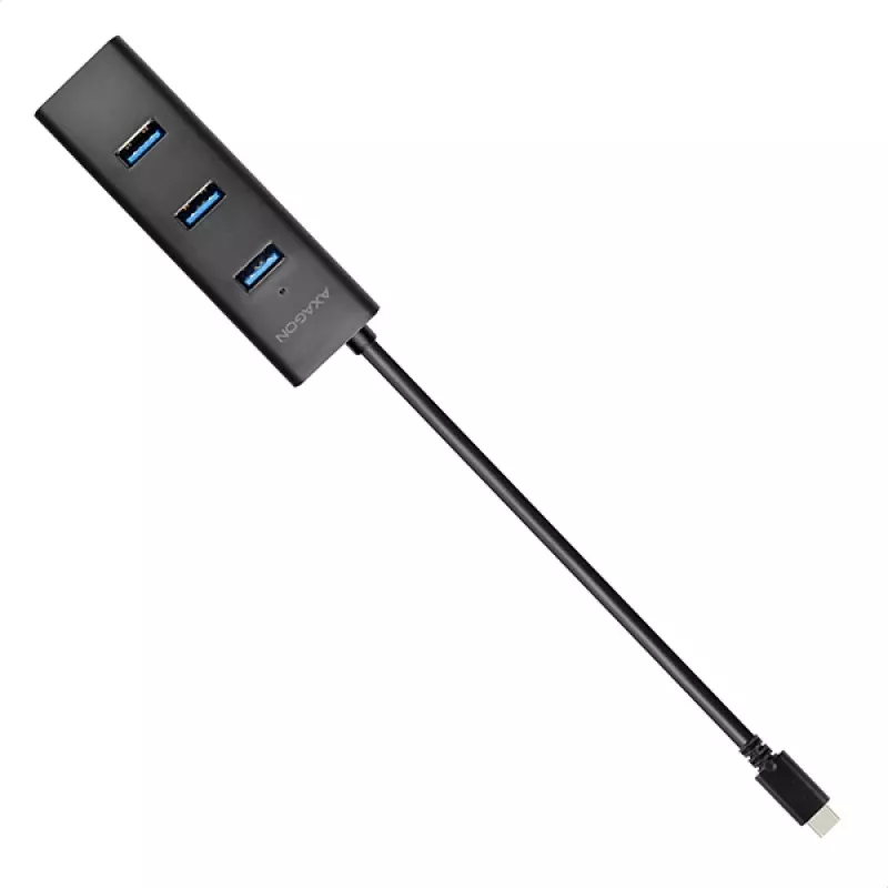 Hub interfaccia Axagon HUE-S2C USB 3.2 Gen 1 (3.1 Gen 1) Type-A 5000 Mbit/s nero