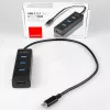 Hub interfaccia Axagon HUE-S2C USB 3.2 Gen 1 (3.1 Gen 1) Type-A 5000 Mbit/s nero