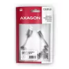 Cavo dati e ricarica Axagon USB 2.0 lunghezza 1,1 m. 3A. Nero spiralato. Cavo USB USB A USB C