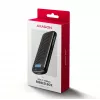Case esterno in metallo AXAGON EEM2-SC USB-C 10 Gbit/s senza viti per SSD M.2 NVMe, un alloggiamento, grigio