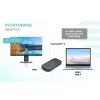 i-tec Thunderbolt 3/USB-C docking station dual-4K + cavo USB-C a DisplayPort (1,5 m) + alimentazione 60 W