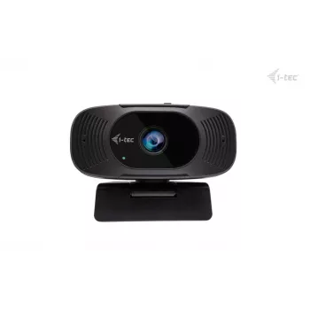 Webcam i-tec SOLOMON 300 4K, USB, 3840×2160, 8,29 MP, supporto a clip, nero