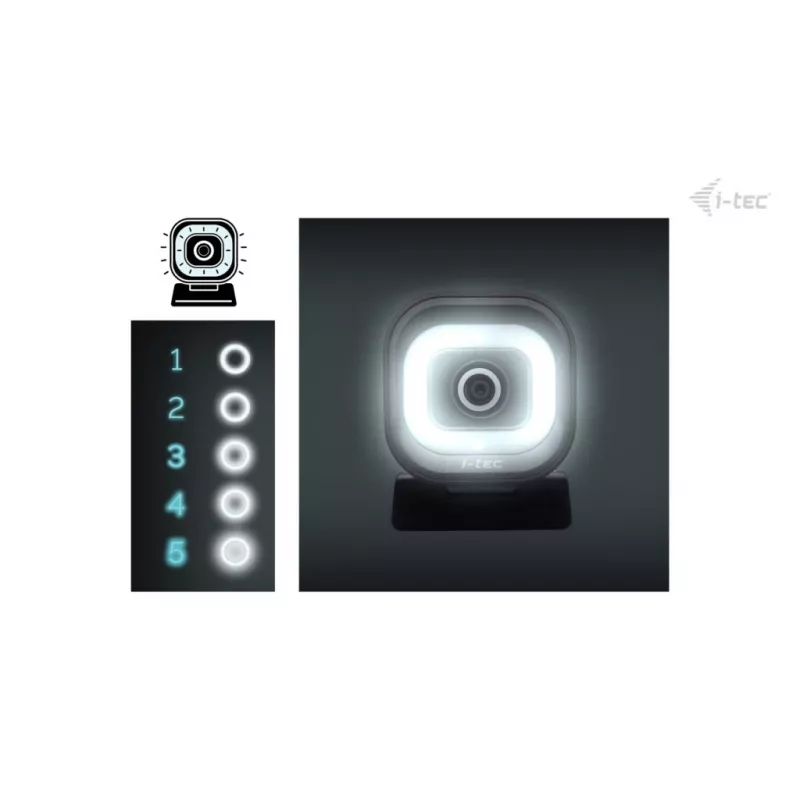 Webcam ITEC i-tec SOLOMON 700 STREAM 4K con 3840x2160@60fps, 8,29 MP, USB-C, filettatura per treppiede da 1/4