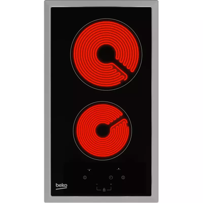 Beko HDMC 32400 TX piano cottura in ceramica da incasso, 2 zone, controllo touch