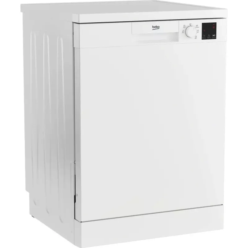 Lavastoviglie freestanding BEKO DVN05320W — larghezza 60 cm, 13 coperti, 49 dB, 5 programmi, classe di efficienza energetica E