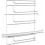 Beko 4480100203 guida telescopica per forno, 1 livello, argento