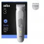Rasoio per il corpo BRAUN Series 3 BG3530 — grigio, batteria NiMH, 80 min. di autonomia, 42×156 mm