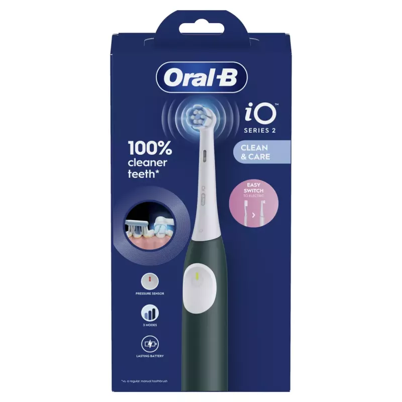 Spazzolino elettrico BRAUN Oral‑B iO2 (modello iOS2.1C9.0G) verde Forest