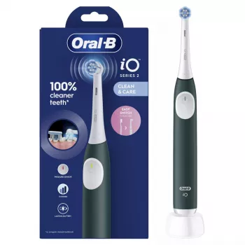 Spazzolino elettrico BRAUN Oral‑B iO2 (modello iOS2.1C9.0G) verde Forest