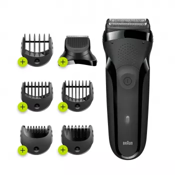 Braun Series 3 300BT rasoio a lamina senza filo bagnato e asciutto con rifinitore