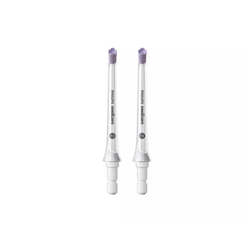 Philips Sonicare Power Flosser HX3062/00 confezione da 2 idropulsore F3 Quad Stream bocchetta